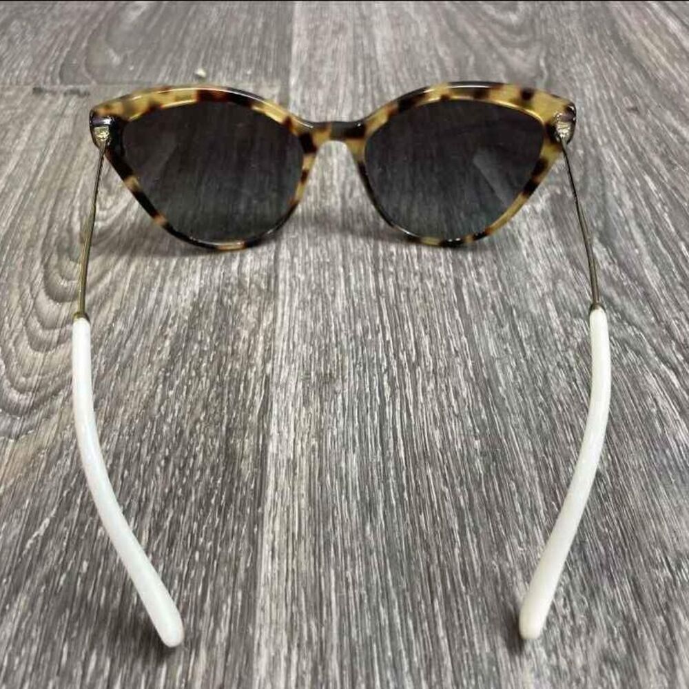 Miu Miu Designer Cat Eye Brown Tortoise Shell Sun… - image 7